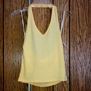 Yellow top back showing